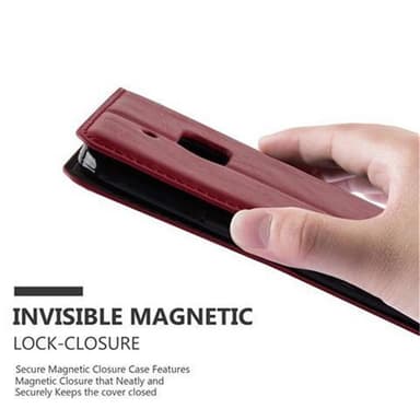 HTC ONE M10 lommebokdeksel case (rød)