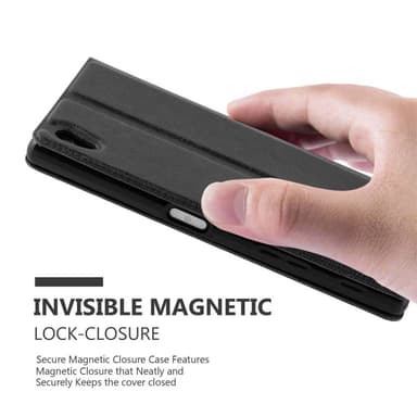 Sony Xperia Z5 PREMIUM lommebokdeksel cover (svart)