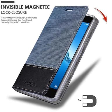 Huawei Enjoy 7 PLUS lommebokdeksel etui (blå)
