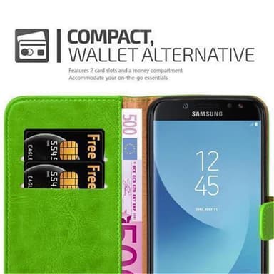Samsung Galaxy J7 2017 lommebokdeksel etui (grønn)