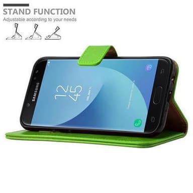 Samsung Galaxy J7 2017 lommebokdeksel etui (grønn)