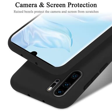 Huawei P30 PRO silikondeksel case (svart)