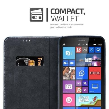 Nokia Lumia 1320 Deksel Case Cover (blå)