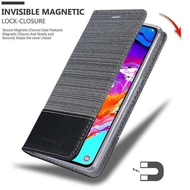 Samsung Galaxy A70 / A70s lommebokdeksel etui (grå)