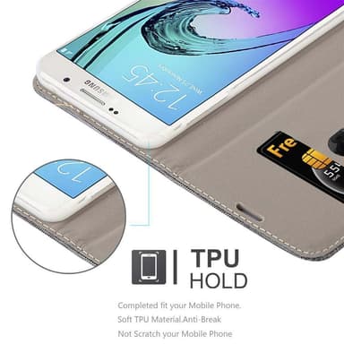 Samsung Galaxy A7 2016 lommebokdeksel etui (grå)