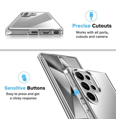 Samsung Galaxy S24 Ultra deksel ultra slim