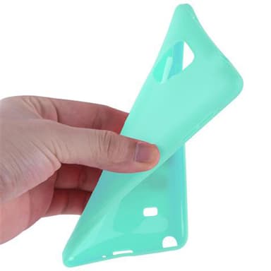 Deksel Samsung Galaxy NOTE 4 Silikon cover (blå)