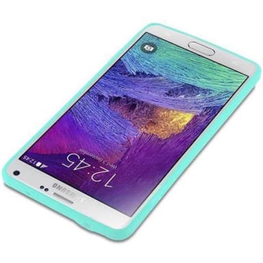 Deksel Samsung Galaxy NOTE 4 Silikon cover (blå)