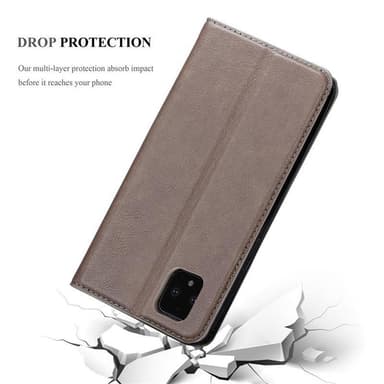Google PIXEL 4 lommebokdeksel case (brun)