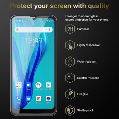 Oukitel C23 PRO 3x Skjermbeskytter Skärmskydd