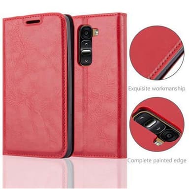 LG G2 MINI lommebokdeksel case (rød)
