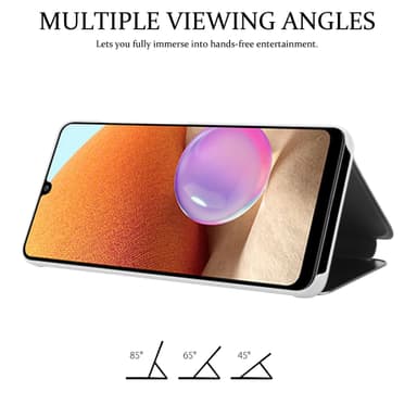 Samsung Galaxy A32 4G lommebokdeksel etui (sølv)