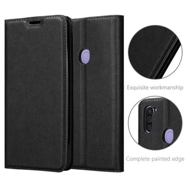 Samsung Galaxy A11 / M11 lommebokdeksel case (svart)