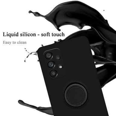 Deksel Samsung Galaxy A53 5G Ring Case (svart)