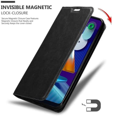 Samsung Galaxy A11 / M11 lommebokdeksel case (svart)
