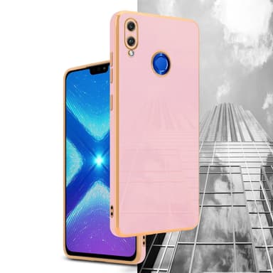 Honor 8X silikondeksel case (rosa)