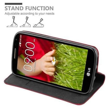 LG G2 MINI lommebokdeksel case (rød)