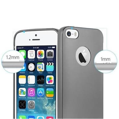 Deksel iPhone 5 / 5S / SE 2016 Case Cover (grå)