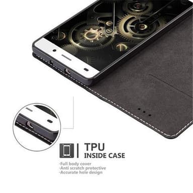 Huawei P8 LITE 2015 Deksel Case Cover (svart)