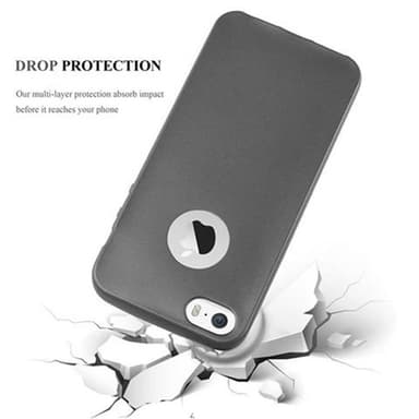 Deksel iPhone 5 / 5S / SE 2016 Case Cover (grå)