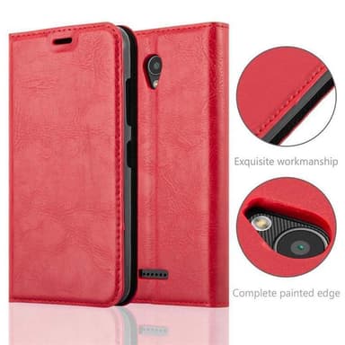 Lenovo A PLUS lommebokdeksel case (rød)