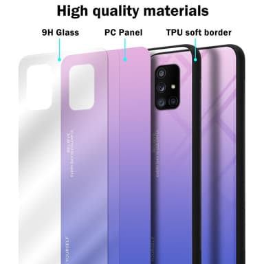 Deksel Samsung Galaxy A71 5G Case Cover (svart)