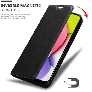 Samsung Galaxy A03s lommebokdeksel case (svart)
