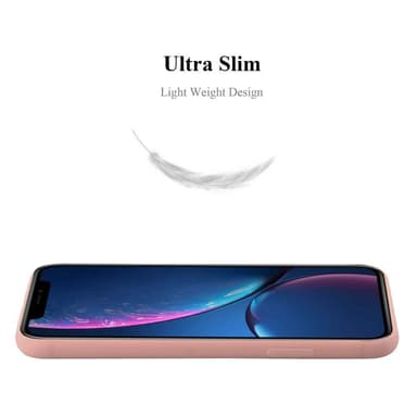 Deksel iPhone XR Silikon cover (rosa)
