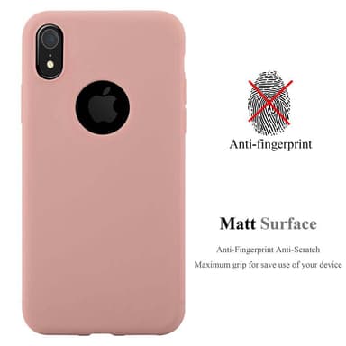 Deksel iPhone XR Silikon cover (rosa)