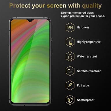 OnePlus 7T Skjermbeskytter Skärmskydd (svart)