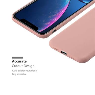 Deksel iPhone XR Silikon cover (rosa)