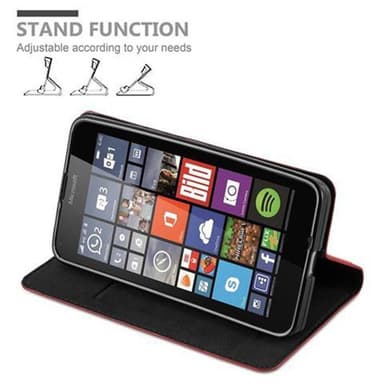 Nokia Lumia 640 lommebokdeksel case (rød)