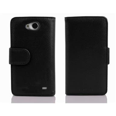 LG L70 (1. SIM) lommebokdeksel case (svart)