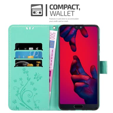 Huawei P20 PRO / P20 PLUS lommebokdeksel Blomster