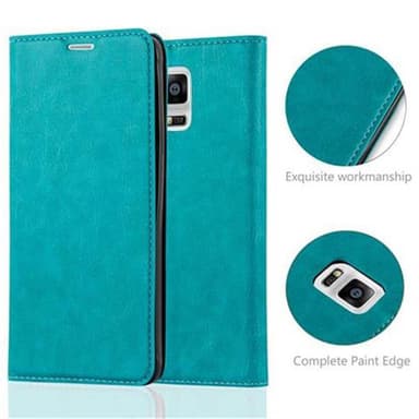 Samsung Galaxy NOTE 4 lommebokdeksel case (turkis)