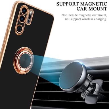 Huawei P30 PRO silikondeksel case (svart)