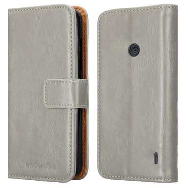 Nokia Lumia 520 / 521 lommebokdeksel etui (brun)