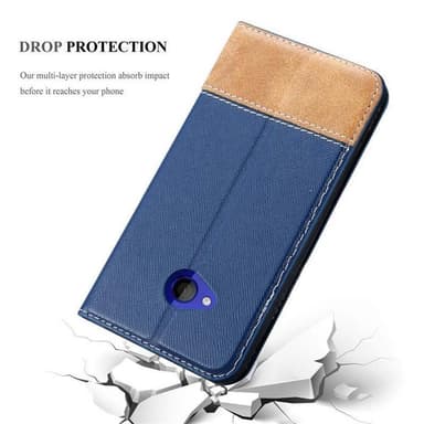 HTC U PLAY Deksel Case Cover (blå)