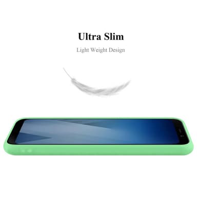 Deksel Samsung Galaxy A5 2018 Silikon cover (grønn)