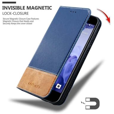 HTC U PLAY Deksel Case Cover (blå)