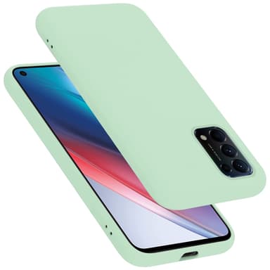 Oppo FIND X3 LITE silikondeksel case (grønn)