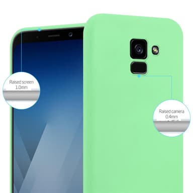 Deksel Samsung Galaxy A5 2018 Silikon cover (grønn)