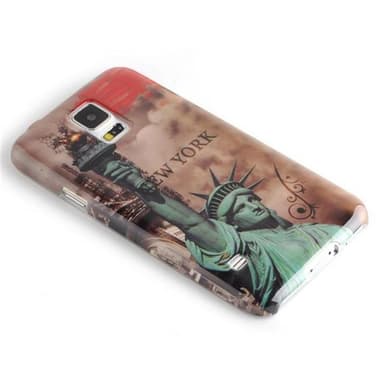 Samsung Galaxy S5 / S5 NEO Hardt Deksel Case (brun)