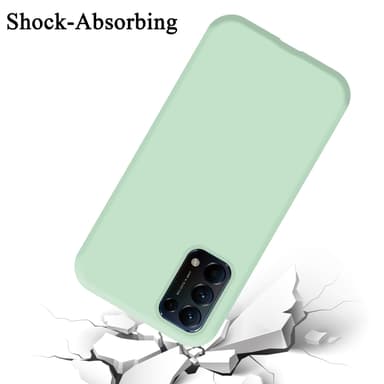 Oppo FIND X3 LITE silikondeksel case (grønn)