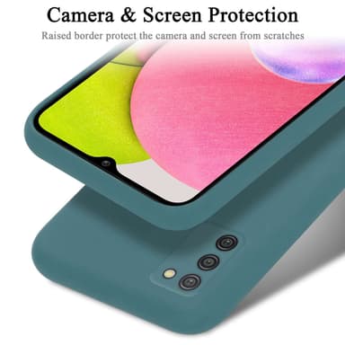 Samsung Galaxy A03s silikondeksel case (Grønn)