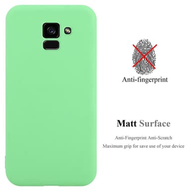 Deksel Samsung Galaxy A5 2018 Silikon cover (grønn)