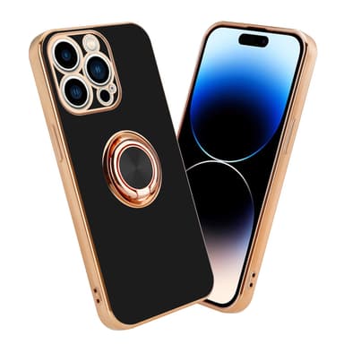 iPhone 14 PRO silikondeksel case (svart)