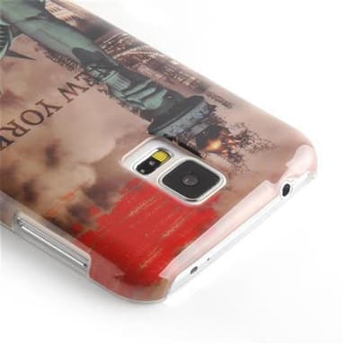Samsung Galaxy S5 / S5 NEO Hardt Deksel Case (brun)