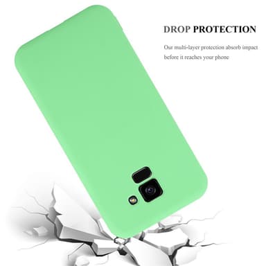 Deksel Samsung Galaxy A5 2018 Silikon cover (grønn)
