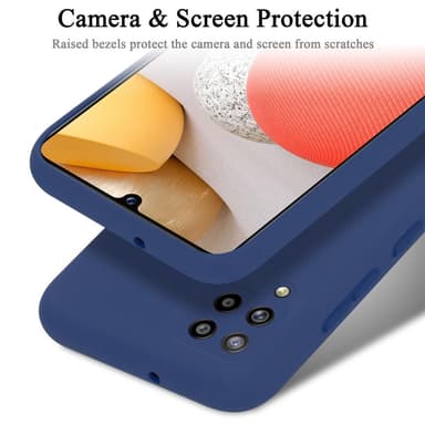 Samsung Galaxy A42 4G silikondeksel case (blå)
